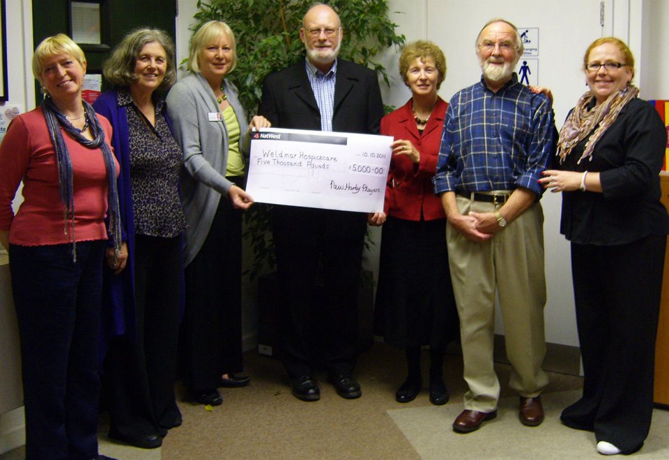 Donation to Waldemar Hospice in 2011
